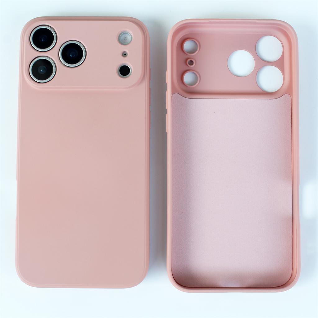 For iPhone 17 Pro Max 17 Pro 17 Air silicone Back cover lens Protection Cover Shockproof Soft Simple Solid Color Phone Case