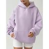Women's Long Sleeved Hooded Sweatshirt with Loose Fitting Top