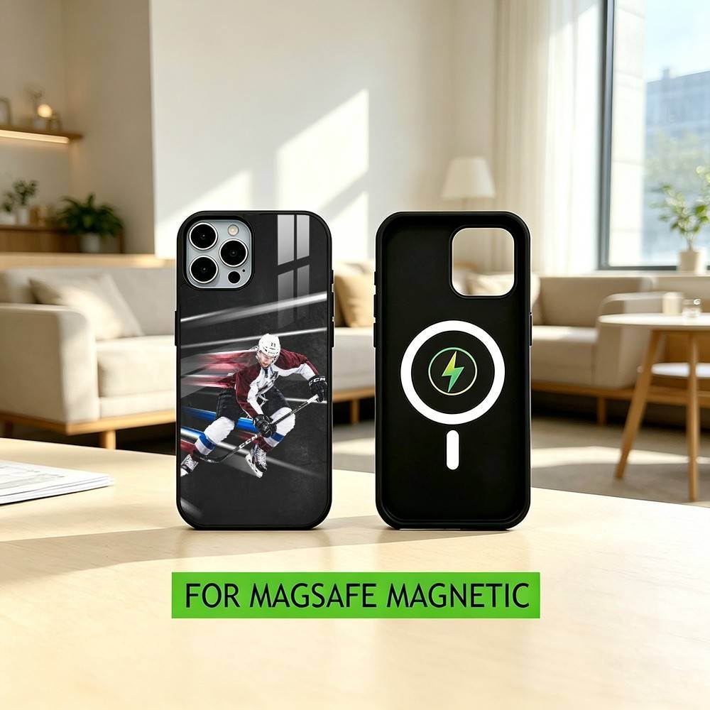 Hockey Player Nathan MacKinnon  Phone Case For iPhone17,16,15,14,13,12,11 Plus,Pro Magnetic For Magsafe Wireless Charging iPhone11PROMAX