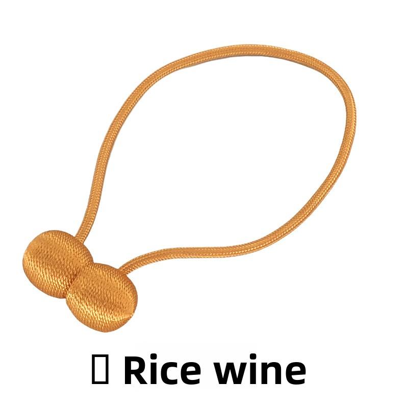 

1pcs Stylish Fabric and Magnet Decorative Pendant Curtain Tieback 1PC