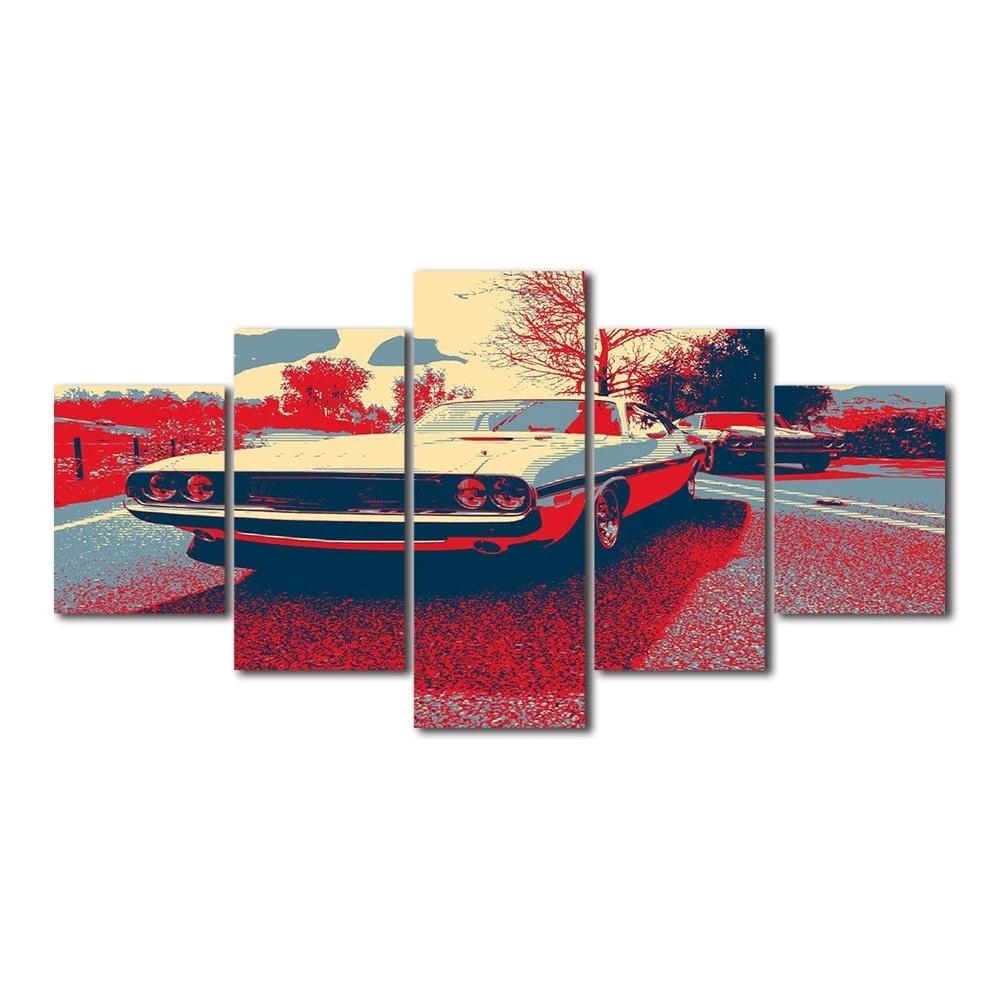 HD Prints 5 Pcs The Muscle Bros Canvas Picture Modern Wall Artwork Paintings Living Room Home Decor Modular No Framework Posters