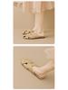 Weiwei Girl 1966-2 Women's Retro Flat Half Slippers - Soft Sole Outdoor Summer Fashion Shoes