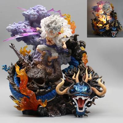 Ruffy Vs Kaiduo Manga Anime Actionfiguren Gear 5 Nika Ruffy Glow Collection PVC Weihnachtsgeschenk Kinderspielzeug