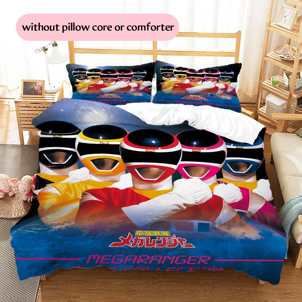 Super Sentai Hero Squad Bedding Set Duvet Cover Pillowcase No Filler, Soft Home Bedroom Decor, Perfect Gift for Fans.chl