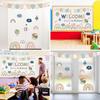 Welcome Bulletin Board Decorations Back to School Boho Classroom Decoration Boho Rainbow Welcome Back Bulletin Board Set Cutouts for School Office
