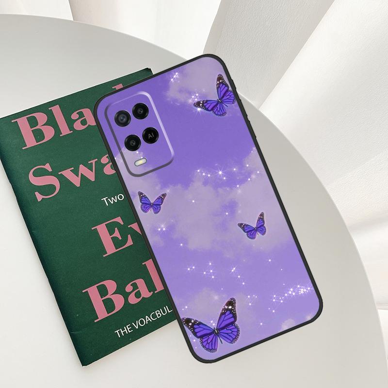 Infinity On Purple Case For Oppo A96 A76 A16 A15 A17 A52 A72 A54S A57S A58 A78 A98 A57 A77 A54 A74 A94 Cover