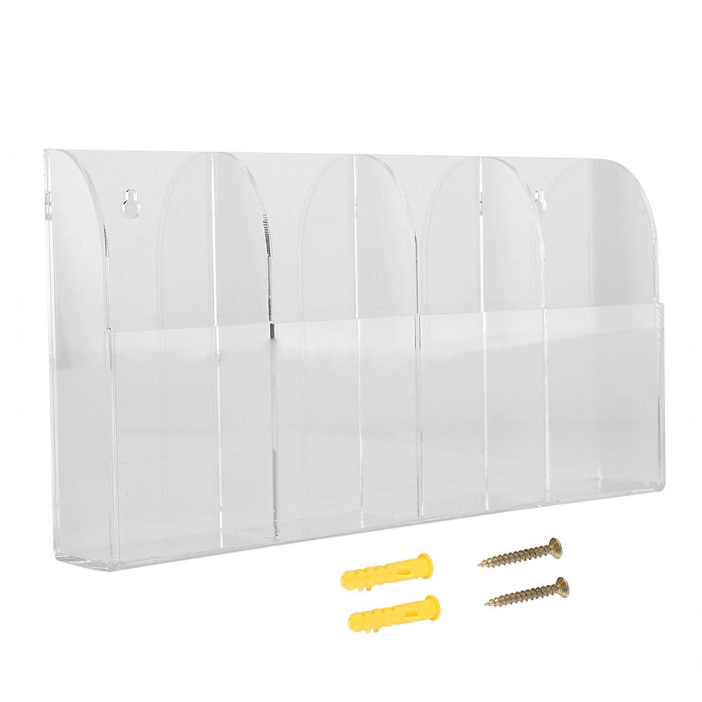 Acrylic Air Conditioner Remote Control Holder Case Storage Box Wall Mount
