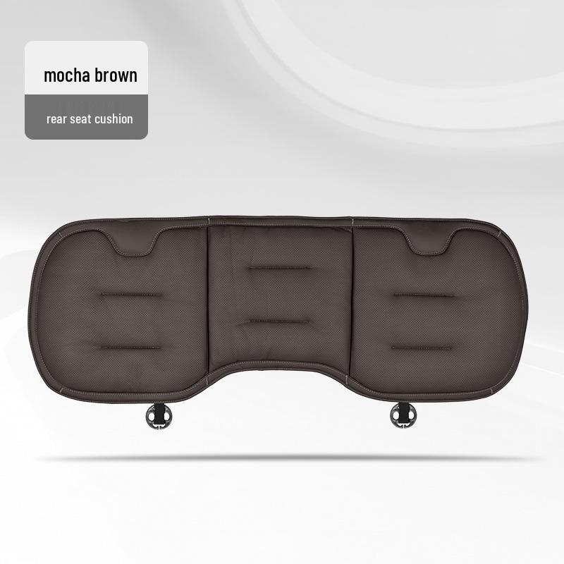 Universal Ventilated Car Seat Cushion for BMW, Mercedes-Benz & Xiaomi - Four Seasons, Lumbar Support, Rear Integrated, Single Driver Seat.