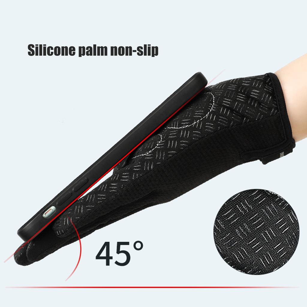 Antislip Gloves Touchscreens Gloves Sport Breathable Full Finger Gloves for Cycling Gloves Women Men Antislip Gloves