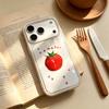 Tomatoes are suitable for anti-drop contrasting colors Apple 17/16 Pro mobile phone case Spring OPPO Xiaomi creative iPhone15