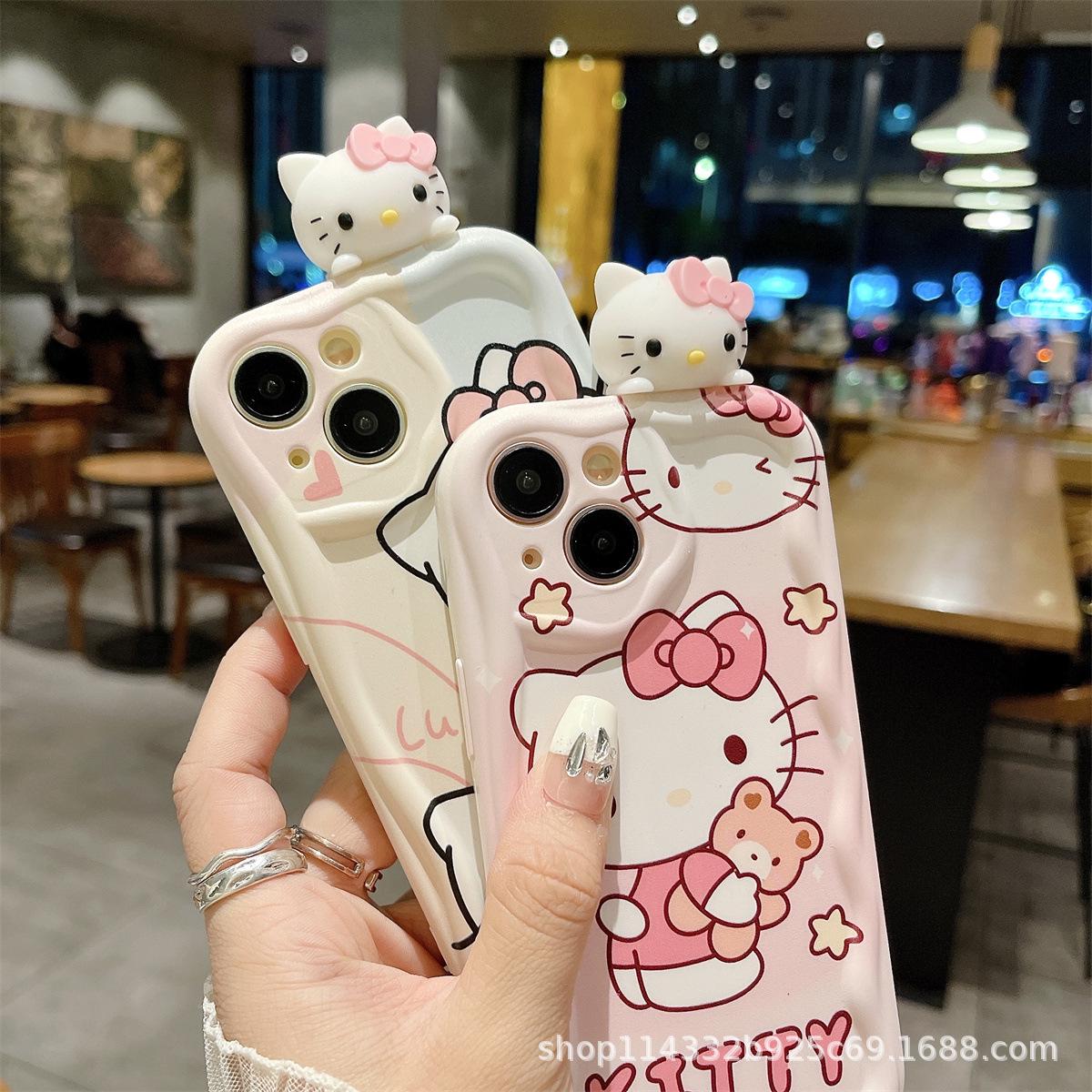 

Cartoon Anti-Fall Soft Phone Case for Vivo Y37/Y36/Y35/Y33S/Y32/Y30/Y3: Creamy KT Cat Design vivo Y37T