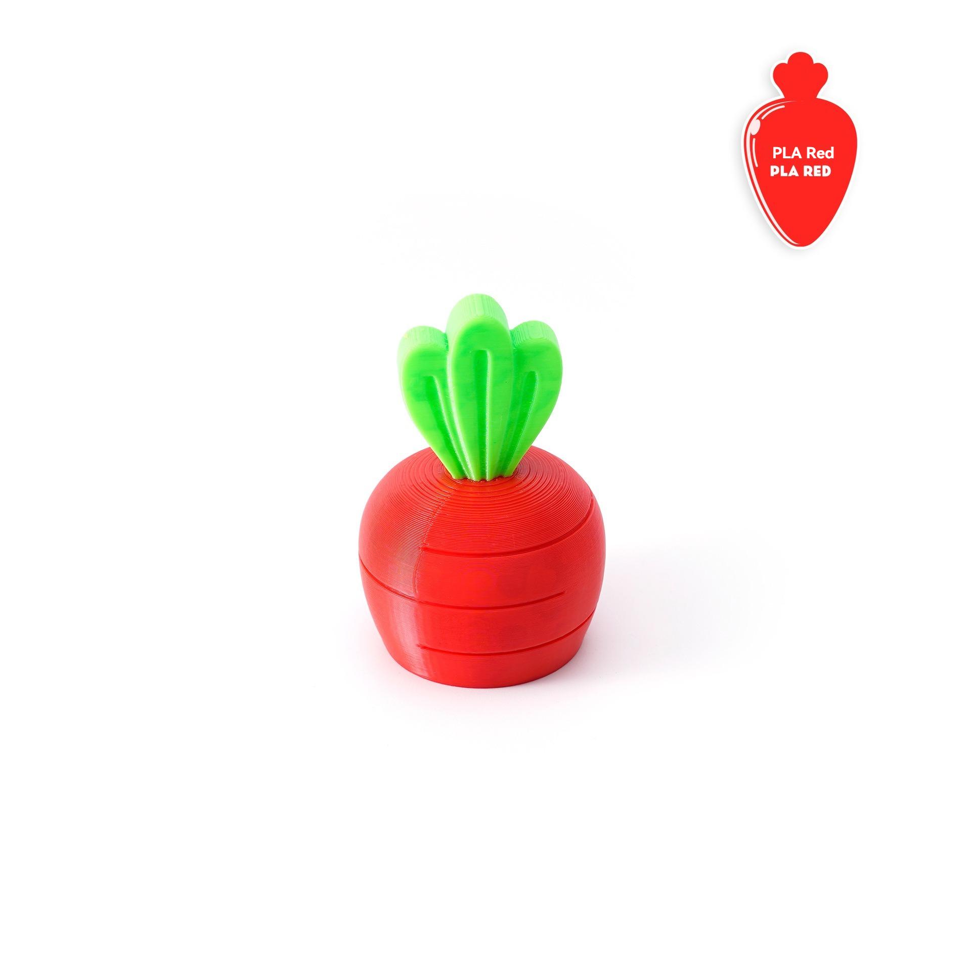 

3D Printed Colorful Carrot Model Scalable Unzip Toys Desktop Decorations for Kids Gifts School Travel and Home