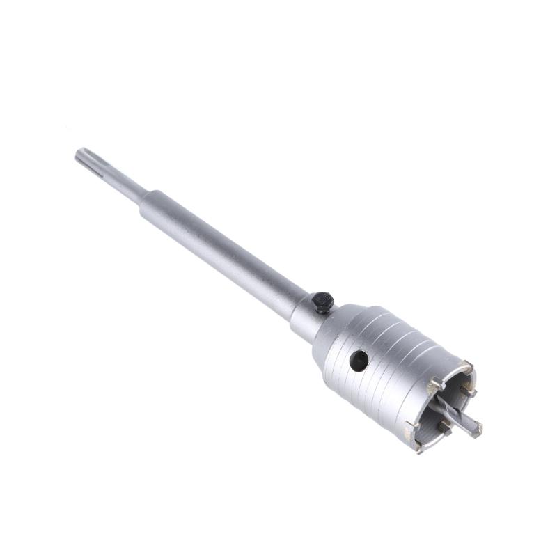 Concrete Hole Saw Kit Wall Cutter Drill Bit Connecting Rod for Concrete Brick Cement Stone Air Conditioner Masonry Tile
