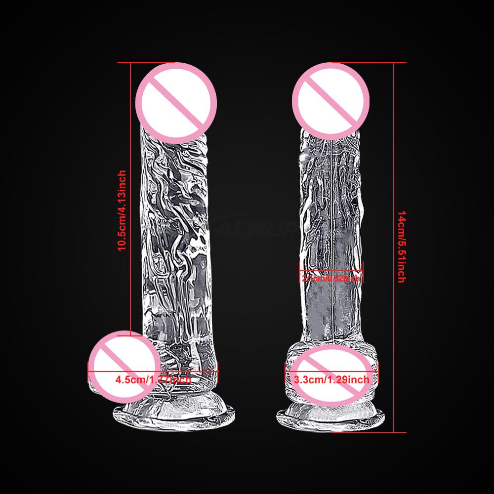 Cheap 4 Sizes Realistic Big Dildo Sex Toys For Women Anal Gay Soft Clitoris Vaginal Masturbators False Penis Dildos Sex Shop 18+