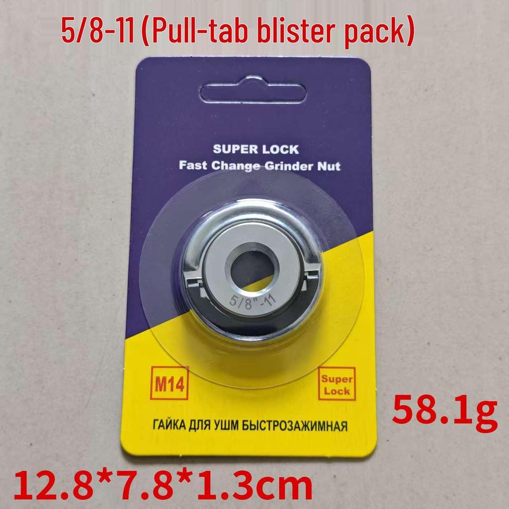 Portable M14/M10 Quick Clamping Angle Grinder Self-Locking Pressure Plate