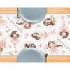 Pudodo Fairy Table Runner Enchanted Theme Girls Birthday Party Decoration Elf Mushroom Kitchen Dining Room Home Decor