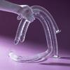 1-Meter Transparent Soft Snake Whip Anal Plug with Pull Beads