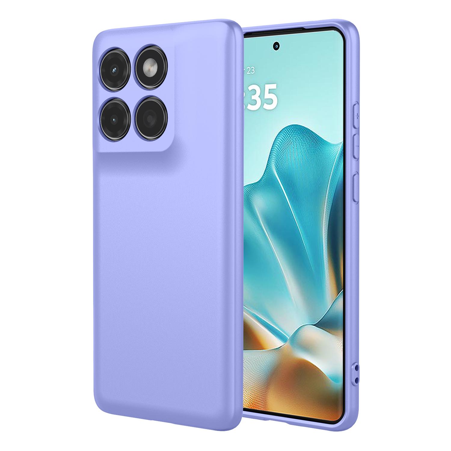 

For Motorola Edge 60 Fusion 5G/Edge 60 5G Case Soft TPU Shockproof Protective Phone Cover Purple