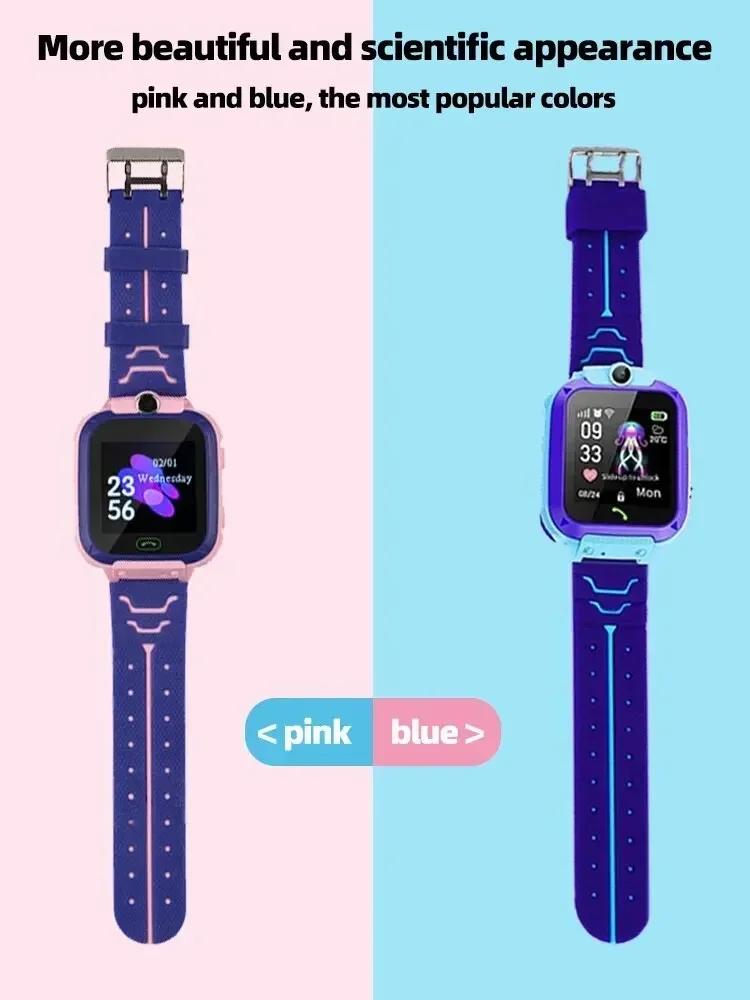 Q12 Kids Smart 2G Call Phone Watch - Waterproof GPS Monitor SOS Tracker for Boys Girls Child Sports