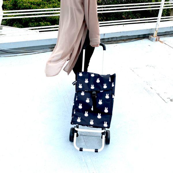 Miffy Kühl-Einkaufswagen Many Faces Schwarz Trolley Outdoor Kühltasche Schwarz
