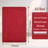 High-End Soft Leather Business Notebook with Magnetic Buckle and Custom Logo - Ideal Gift Set