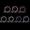 Car One Click Start Button Decoration Ring Diamond Crystal Ignition Ring Sticker