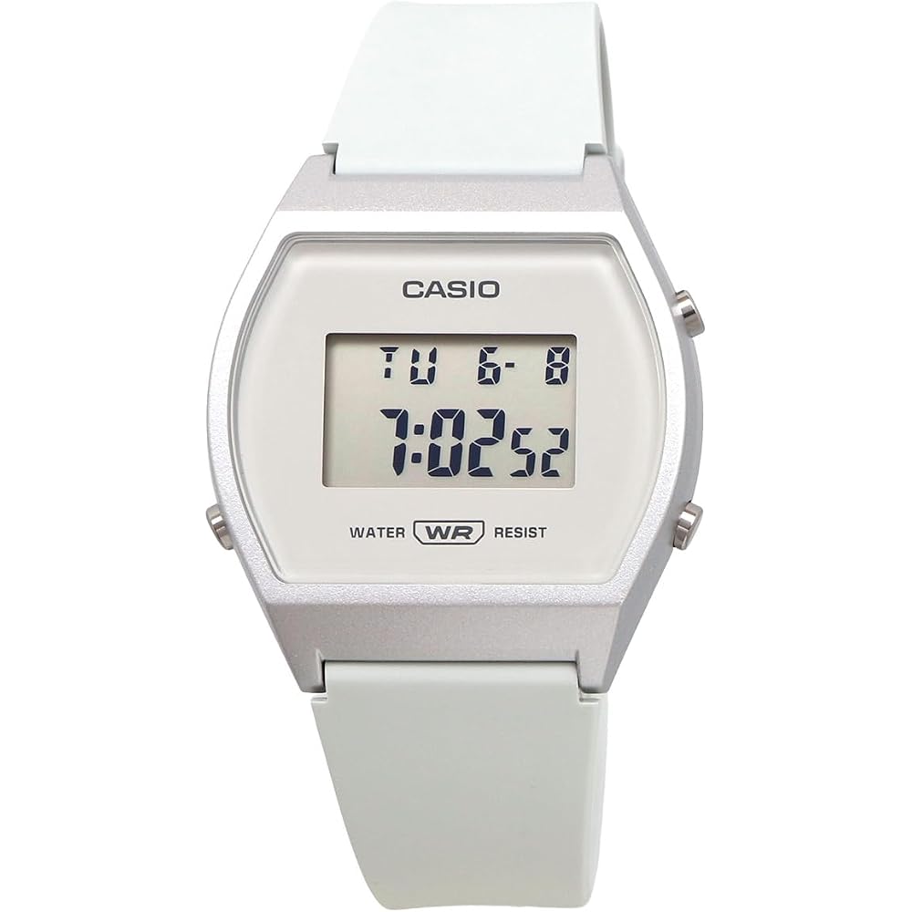 [Casio] CASIO Standard Digital Women's Watch LW-204-7A (No presentation box, simple packaging) Ice Gray x Silver (Overseas model) [Parallel import]