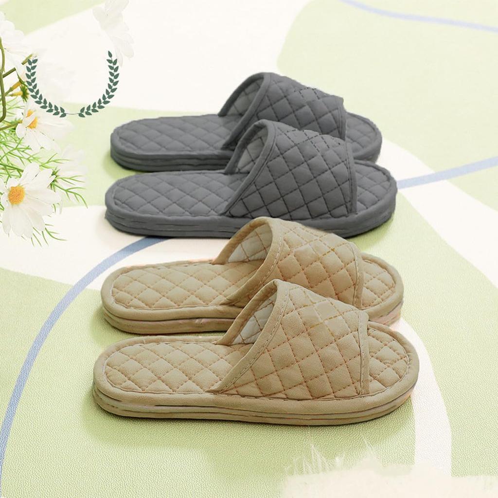 Einweg-Hausschuhe für Herren, atmungsaktive Tatami-Dicke Sohle, perfekt für Schule, Geschäft, Katastrophenfall und Größe M [XGOPTS] Paar-Hausschuhe,