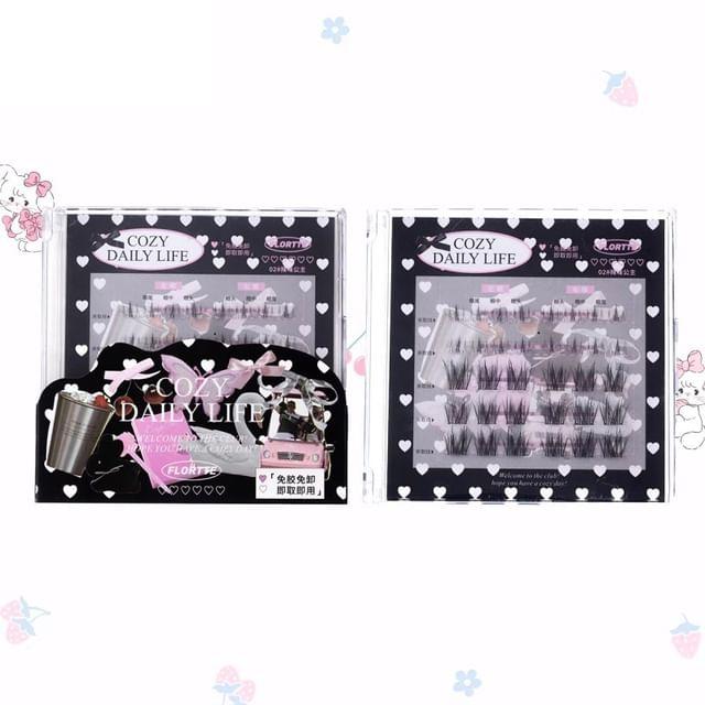 

FLORTTE - Glue-Free False Eyelash (1-2) #02 Spicy Princess