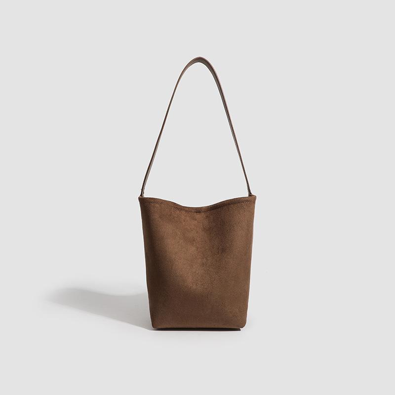 

Осенне-зимняя ретро наплечная сумка-ведро, универсальная сумка-тоут, женская сумка под мышку, модная трендовая сумочка