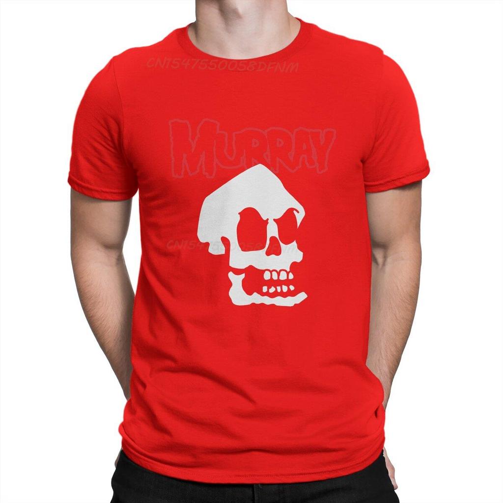 Skull Murray Tshirts Unisexs Leisure TShirts Summer Tops Monkey Island Game LeChuck Elaine Guybrush Tee Shirt Unisex T Shirts