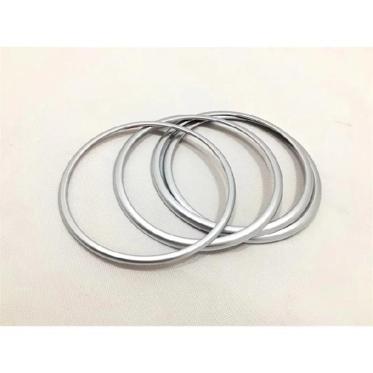 For Hyundai Kona 2017 2018 - ABS Door Audio Speaker Sound Ring Frame Stereo Cover Trim Sticker Car Styling Accessories