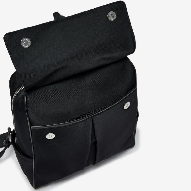 Esquire Collection Esquire Bijou Twill Nylon Backpack Black