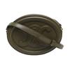 [Gebraucht] Cuir Triomphe Oval Geprägtes Glattes Rindsleder Mondkuchen Tasche Geldbörse Umhängetasche Crossbody Tasche - Ausgezeichnet #3VCZDU