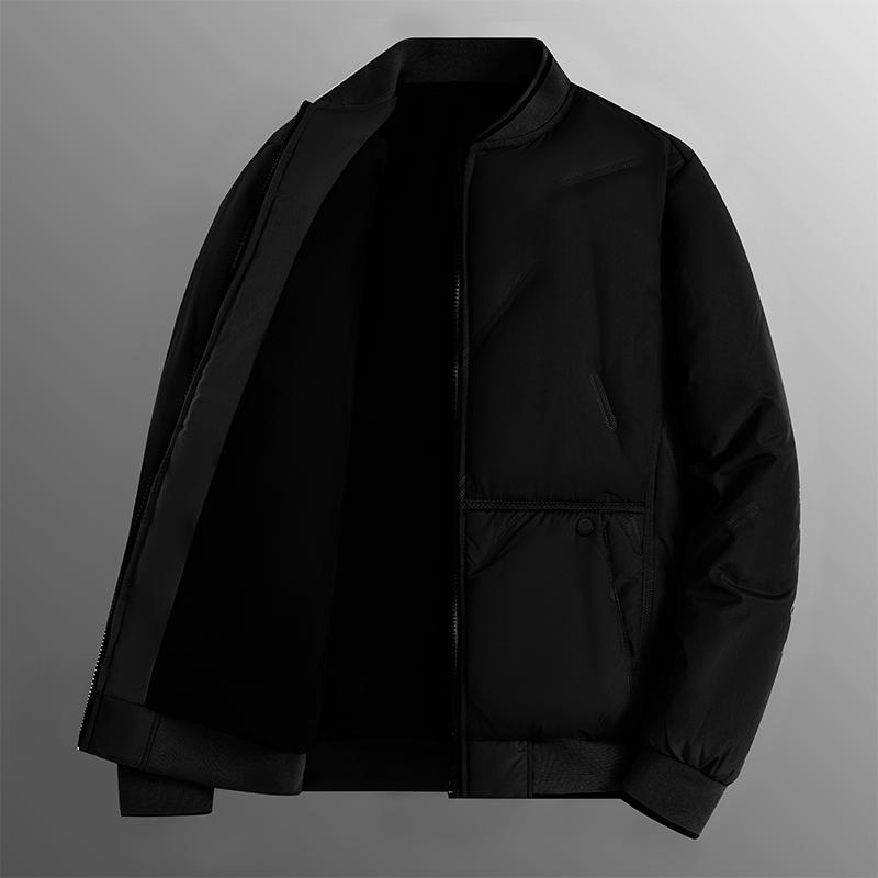 Men S Casual Loose Baseball Collar Thick Winter Cotton Padded Jacket
