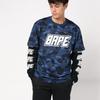 Bape Color Camo Bape Layered L/S Tee 0ZXLTM111006D