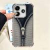 Retro Zipper Jeans Pattern Soft Phone Case For Xiaomi Poco X7 X8 Pro Max X6 X5 X3 F8 Ultra F7 M8 M7 M5S Redmi 15C 15A 15 14C 13C