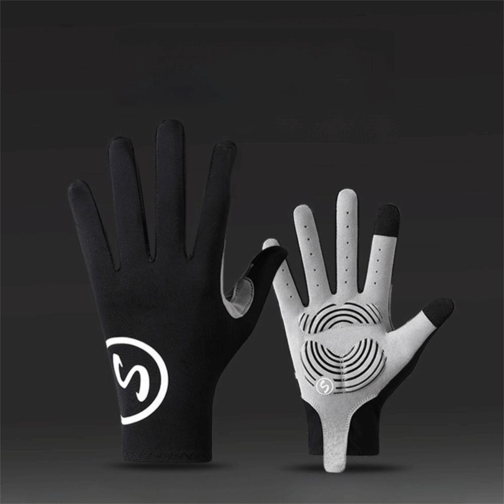 Full Finger Cycling Gloves Windproof Bicycle Mittens Shockproof Sports Gloves  Riding