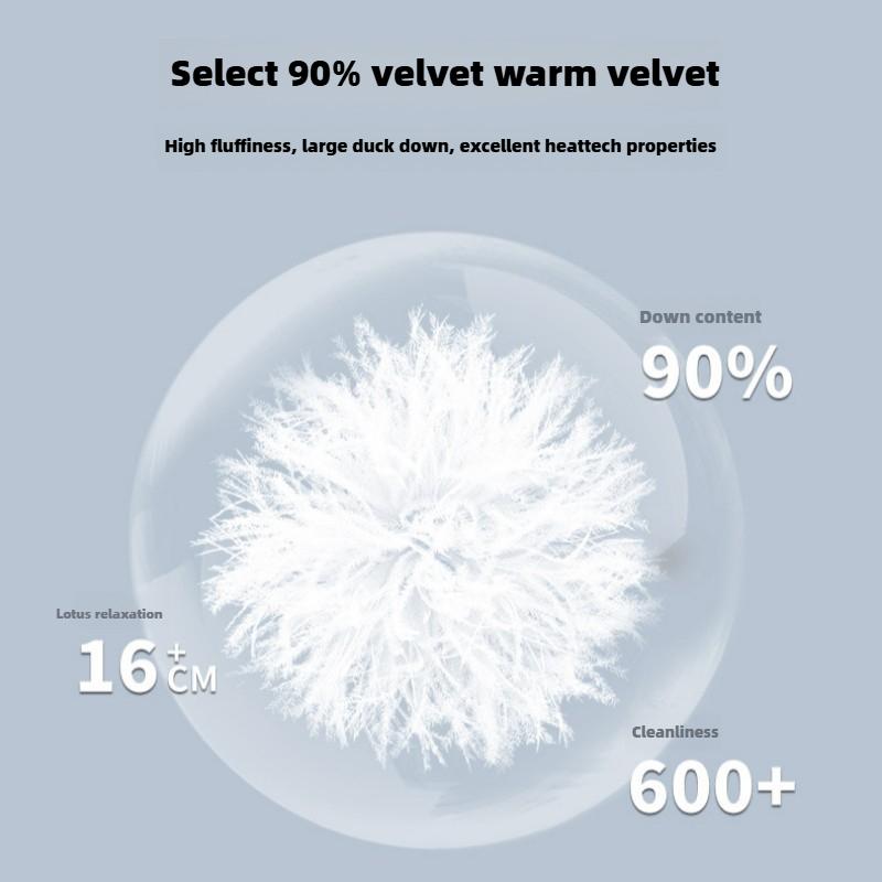 Down Jackets for Girls In Winter, Mid-length and Thickened, Parent-child Coats