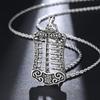 Men Women Vintage Copper Pendant Necklace With Rotating Abacus Beads Pixiu Charm