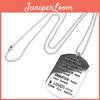 Heartfelt Stainless Steel Friendship Necklace Always Remember For Loved Ones