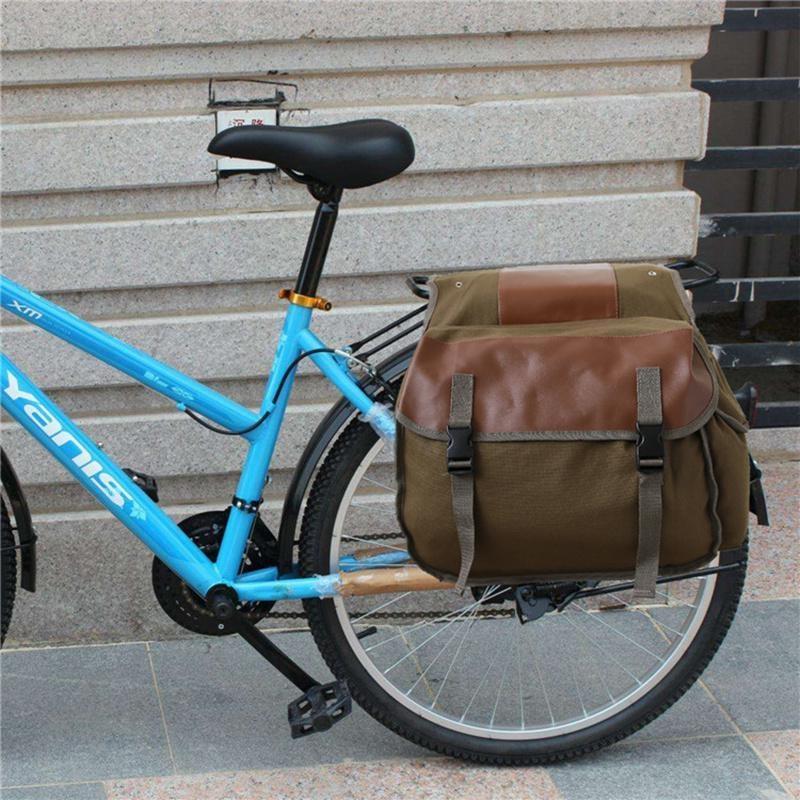 Large Capacity Bicycle Rear Shelf Bag Mountain Bike Motorcycle Carry Bag Rear Double Saddle Bag Cycling Equipment