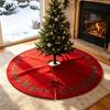 Christmas Tree Skirt Wool Knit Ornament Ins Style Home Decoration Xmas Gift