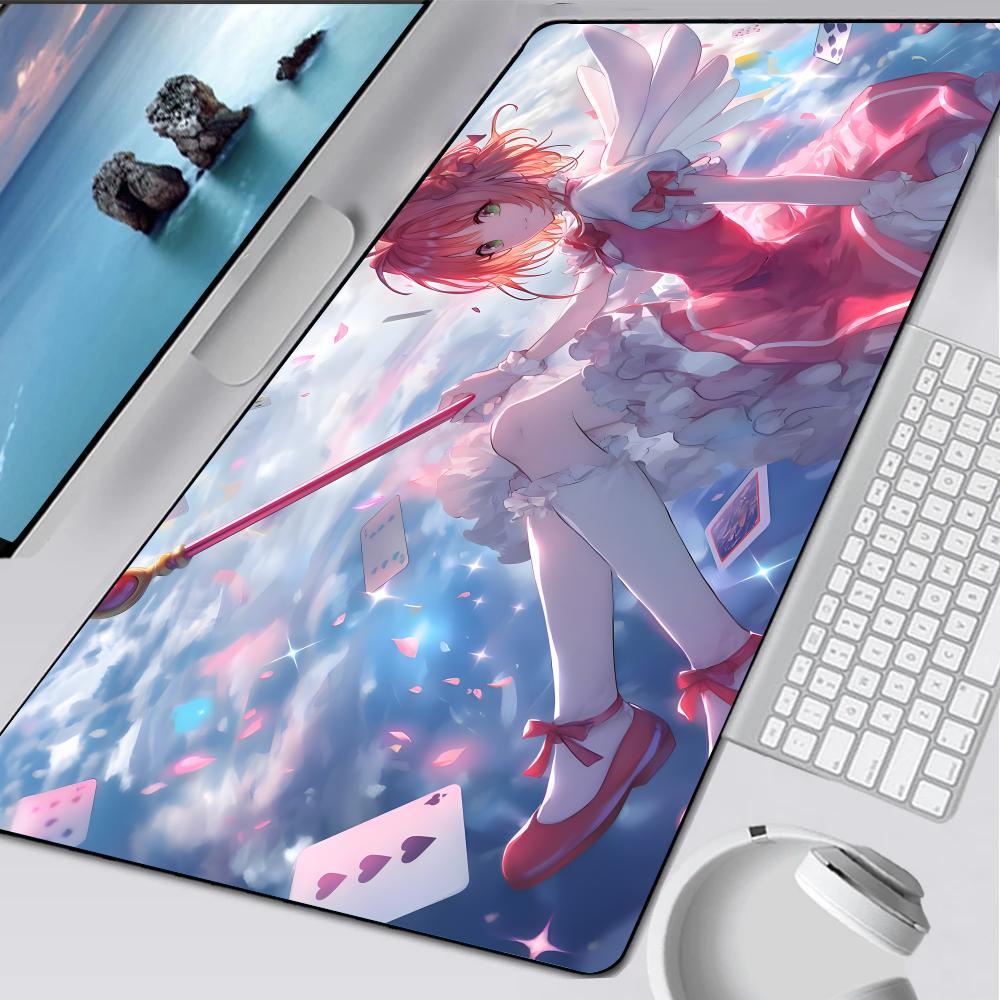 C-Card C-Captor Sakura Mouse Pad Rubber Mat Laptop Xxl Mousepad Notebook Gamer Computer Table Gaming Accessories
