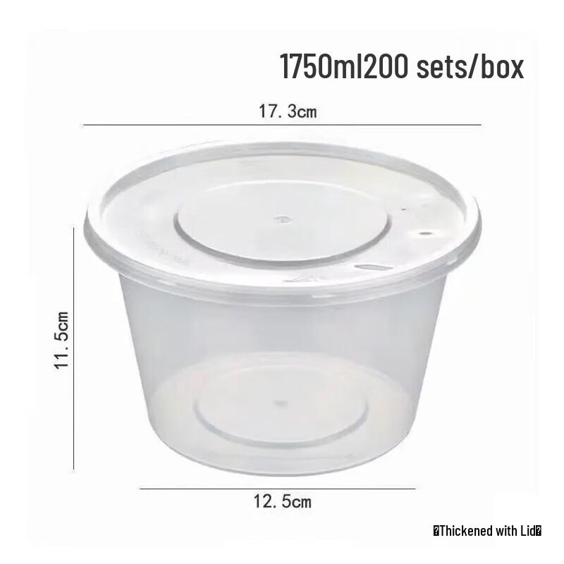 Einweg-Transparente Plastik-Lebensmittelbehälter mit Deckeln