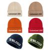 Benutzerdefinierte bestickte Herren- und Damen-Dicke Warme Strickmütze - Einfarbig, Herbst/Winter-Hut