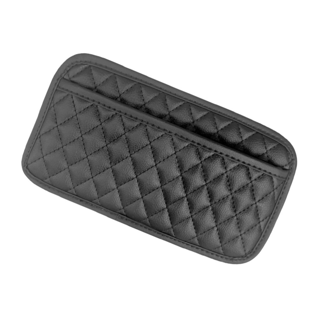 Leather Car Storage Pocket Universal Car Storage Bag for Keys Cards Small Stuff Seat Back Door Center Console Organizer