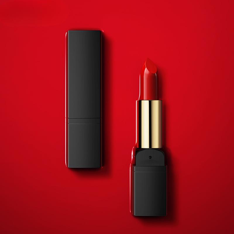 

1 шт. Цветная шелковистая увлажняющая помада, Улучшает цвет лица, Увлажняет и увлажняет, Легко наносится, Не оставляет следов на чашке, Помада #3