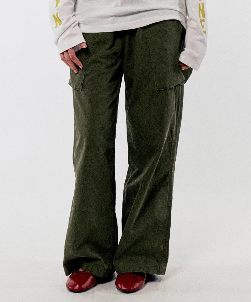 GOLDEN SUNSHINE Cotton Monkey Pants_Khaki
