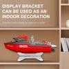 Remote Control Boat, 2.4GHz Rescue Ship with Brushless Motor Low Battery Alarm for Pools and Lakes, Mini Electric Toy